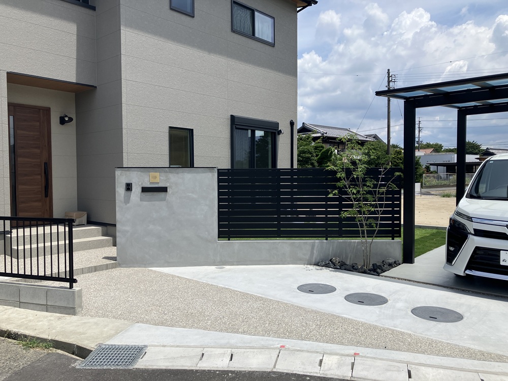 新築住宅の快適デザインエクステリア 画像