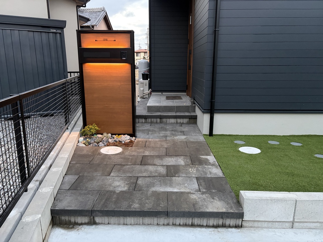 機能的で美しく！新築住宅のデザイン外構 画像