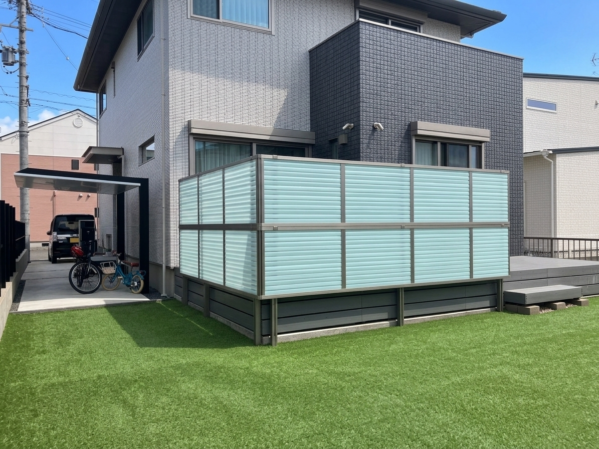 使いやすい外部空間にリ・ガーデン！ 画像