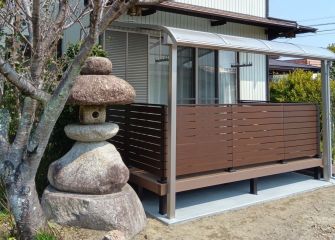 わんちゃんの遊び場にリガーデン　洗濯物干しなど快適空間が誕生 アイキャッチ画像