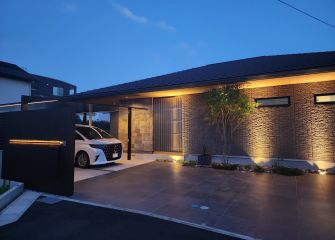 平屋住宅のデザインエクステリア　住空間全体をランクアップする外構を実現 アイキャッチ画像