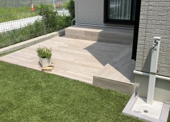 タイルスペースの設置など　リ・ガーデン事例 アイキャッチ画像